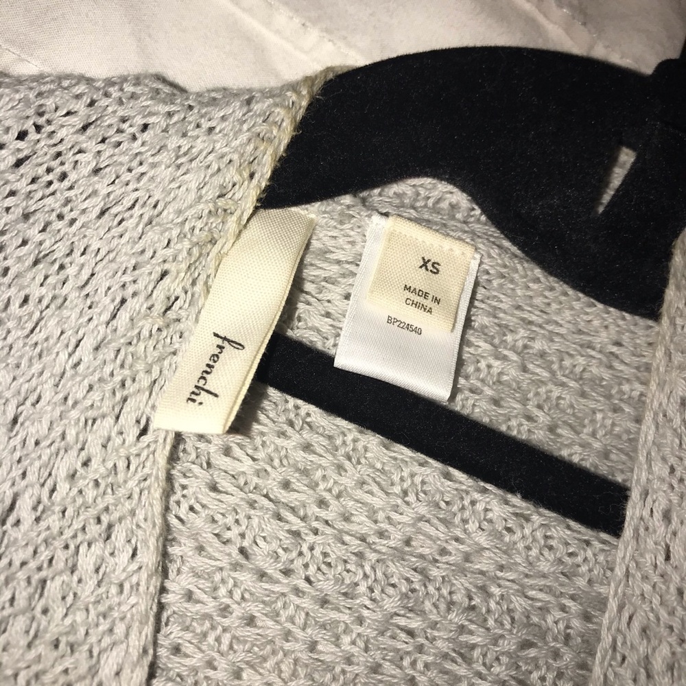 Frenchi Gray knit open sweater - Picture 5 of 5